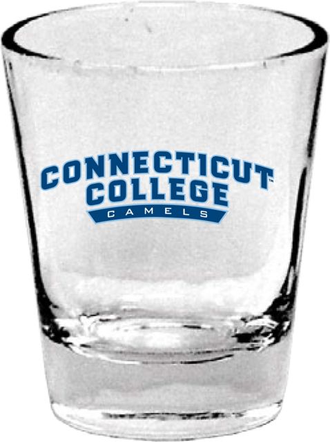 Connecticut College Camels 1.5 oz. Collector's Glass