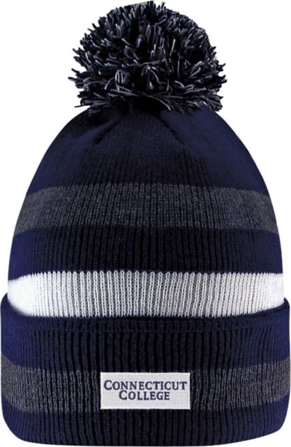 Connecticut College Knit Cuff Pom Hat