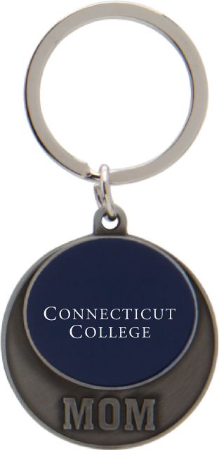 Connecticut College Mom Keychain