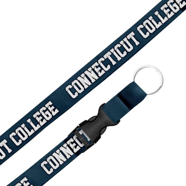 Connecticut College .75 Woven Lanyard