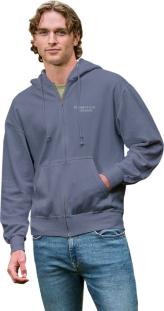 Connecticut College Full Zip Hooded Sweatshirt