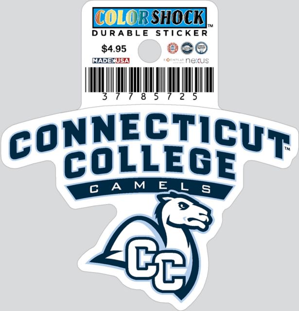 Connecticut College Durable Sticker