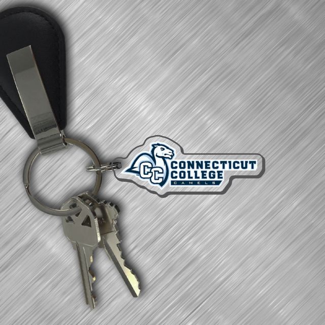 Connecticut College Camels Acrylic Laser Cut Keychain