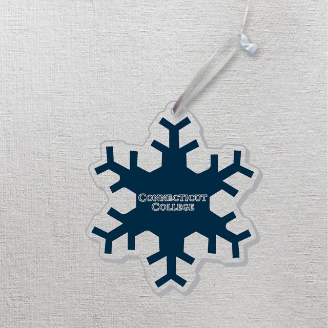 Connecticut College 3" x 4" Ornament