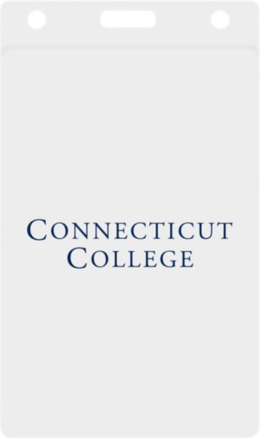 Connecticut College Thumb Notch Card Guard