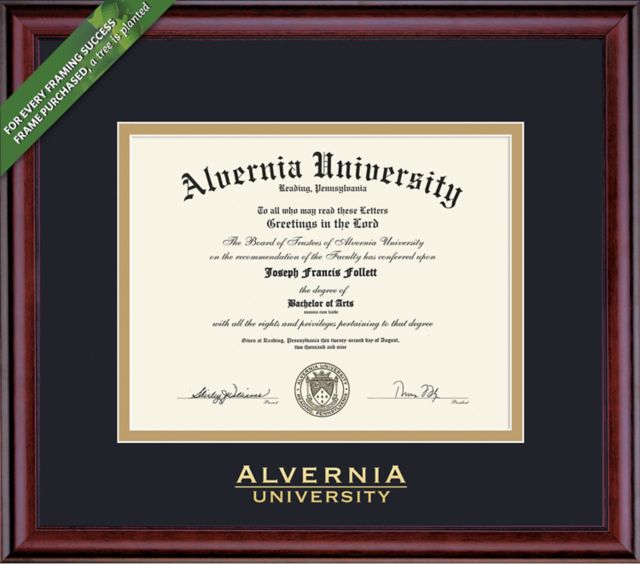 Alvernia University 11'' x 14'' Classic Diploma Frame