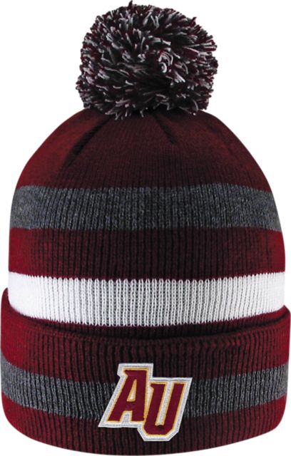 Alvernia University Golden Wolves Cuffed Pom Knit Hat