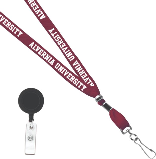 Alvernia University Card Clamp Lanyard