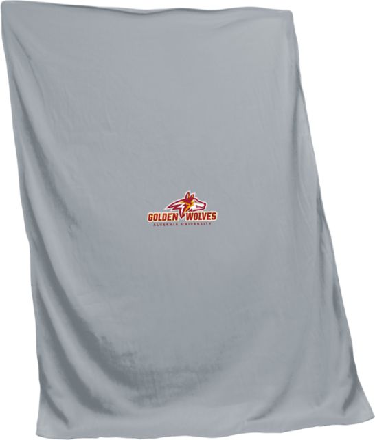 Alvernia University Golden Wolves 84 x 54 Sweatshirt Blanket