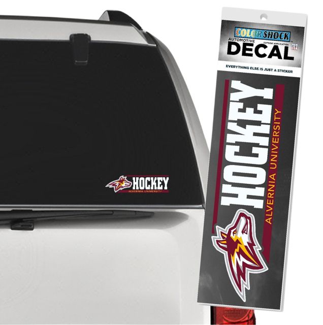 Alvernia University Golden Wolves Hockey Decal