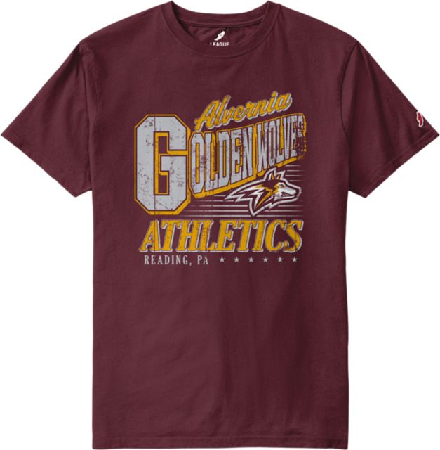 Alvernia University Golden Wolves Short Sleeve T-Shirt