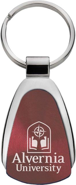Alvernia University Teardrop Keychain