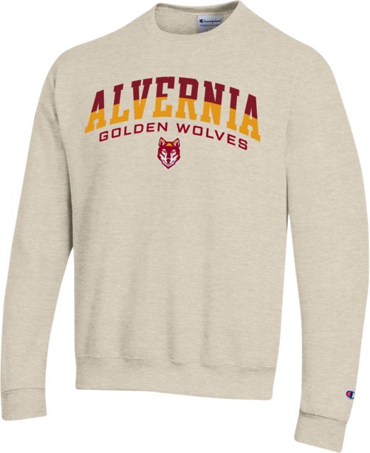 Alvernia University Golden Wolves Crewneck Sweatshirt