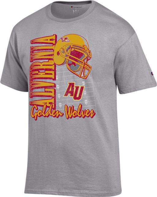 Alvernia University Golden Wolves Football Short Sleeve T-Shirt