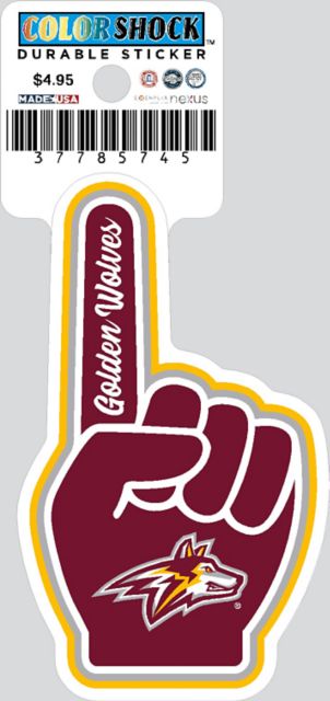 Alvernia University Golden Wolves Durable Sticker