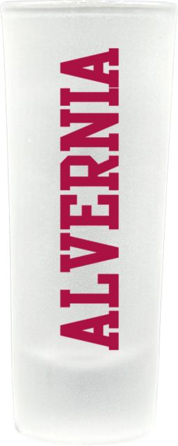 Alvernia University Frosted Collector's Glass