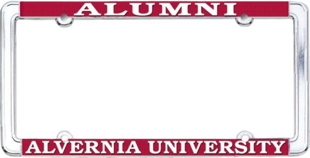 Alvernia University Alumni Thin Rim License Plate Frame