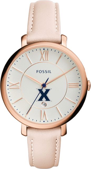 Fossil Jacqueline Date Blush Leather Watch ONLINE ONLY Xavier