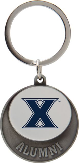 GRAPHICS & MORE Xavier University of Louisiana Primary Logo Keychain with  Leather Fabric Belt Clip-On Carabiner