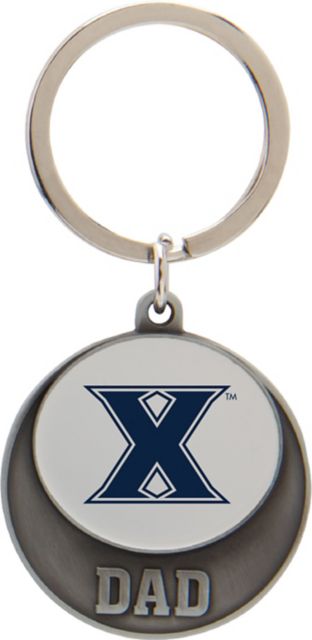 Xavier Louisiana Dad Teardrop Engraved Keytag