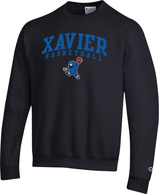 VINTAGE XAVIER UNIVERSITY BLUE SWEATSHIRT L outlet USA