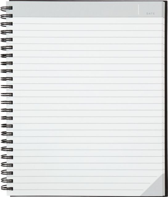 NOTEBK PROFESSIONAL 8X5 BLK