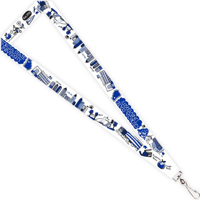 Georgia State University Julia Gash 3-4'' Satin Lanyard