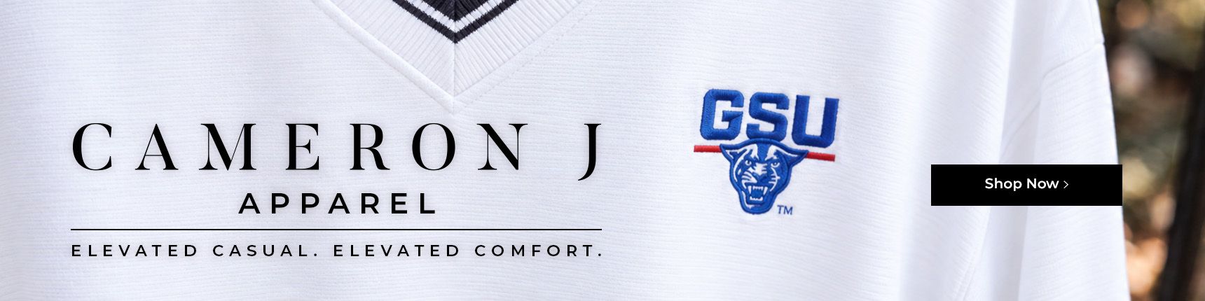 Cameron J apparel. Elevated casual. Elevated comfort.