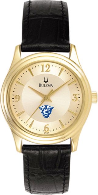 Bulova Ladies Gold and Leather Watch ONLINE ONLY Georgia State University