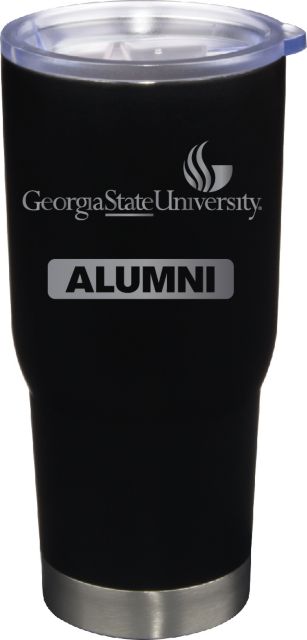 22 oz Matte Black Stainless Steel Tumbler Alumni