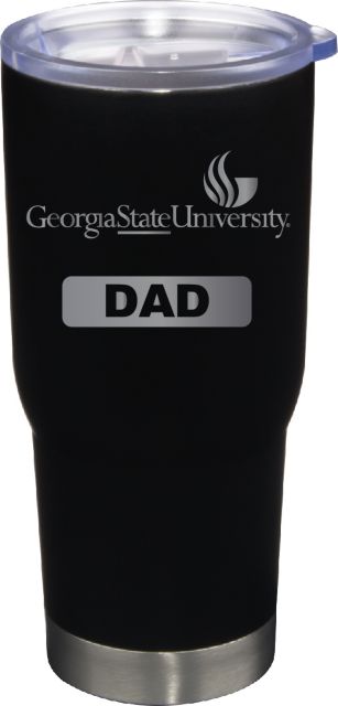 22 oz Matte Black Stainless Steel Tumbler Dad