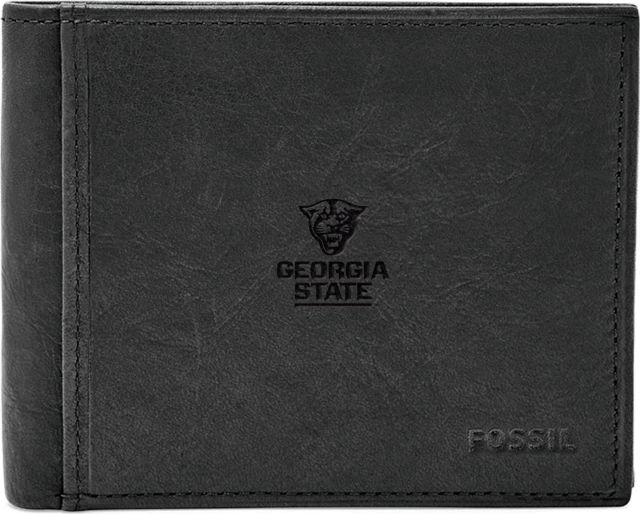 Fossil Leather Ingram RFID Bifold With Flip ID  - ONLINE ONLY