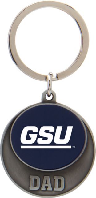 Georgia State University Dad Keychain