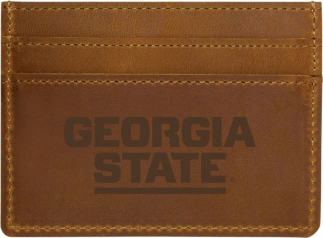 Georgia State University Leather Card Holder
