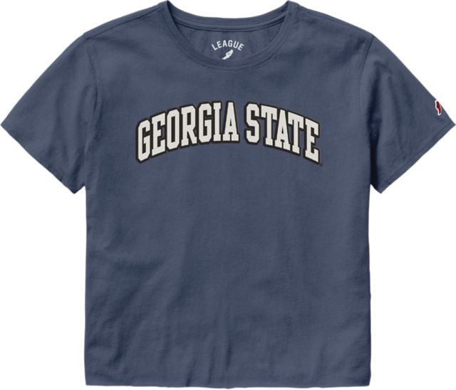 Georgia State University Short Sleeve Cropped T-Shirt