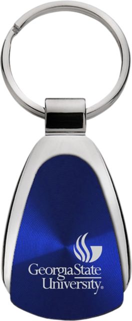 Georgia State University Teardrop Key Tag