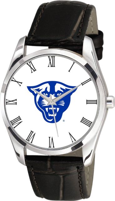 Georgia State University 36mm Men's Leather Watch
