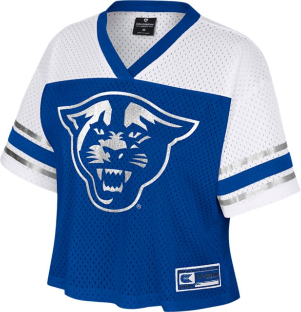 Georgia State University Panthers Women's Bling Football Jersey