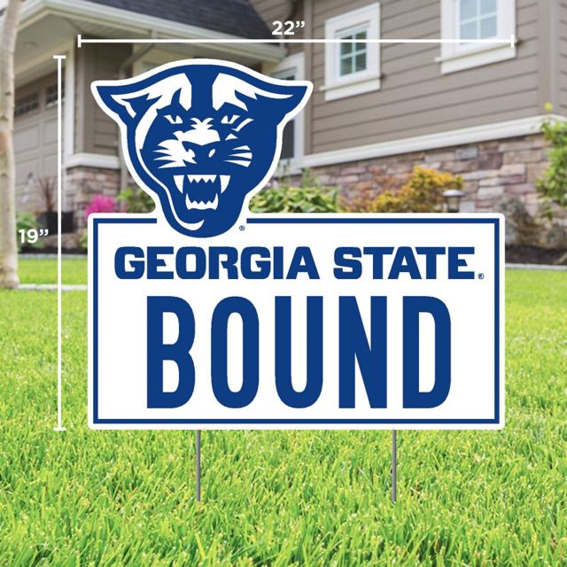 Georgia State University Bound 22" x 19" Lawn Sign