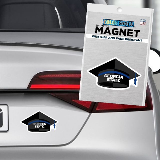 Georgia State University 4 x 4 Grad Cap Magnet