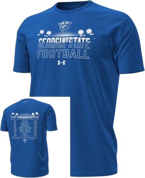 Georgia State University 2025 Football Schedule Short Sleeve T-Shirt