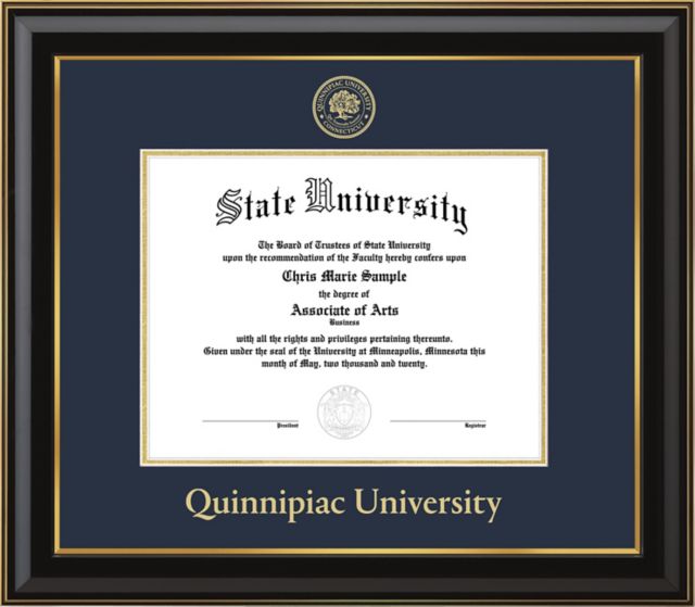 Quinnipiac University Classic Bachelors Diploma Frame