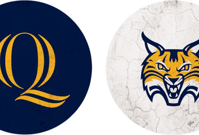 Quinnipiac University Bobcats Car Coasters - 2 Pack