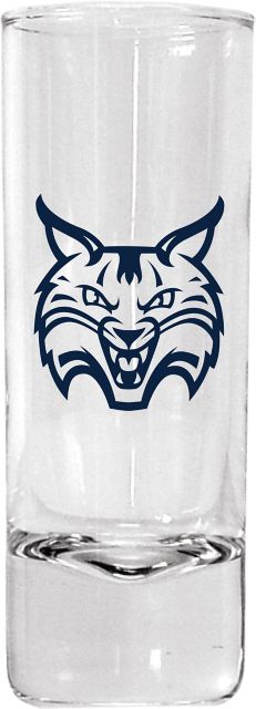 Quinnipiac University Bobcats 2 oz. Tall Collector's Glass