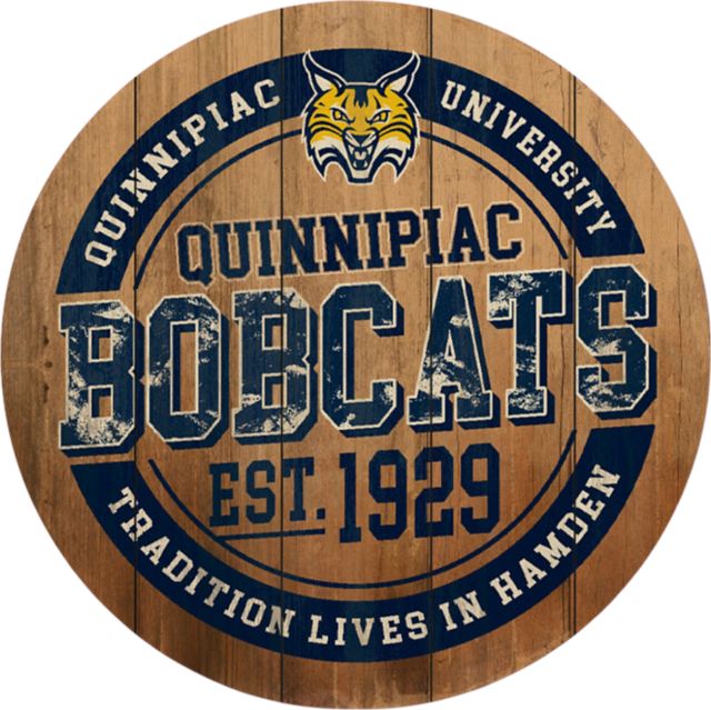 Quinnipiac University Barrel Top Wall Mount 26''x26'' - ONLINE ONLY
