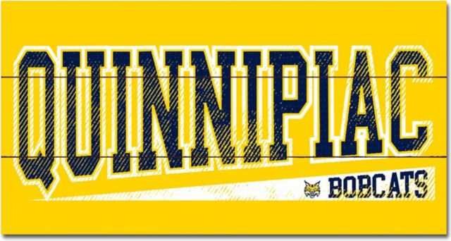 Quinnipiac University 11x20 Wood Plank Sign - ONLINE ONLY