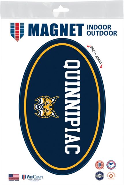 Quinnipiac University Bobcats 3.5 x 5 Oval Magnet