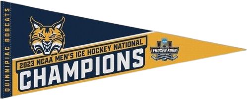 Men's ProSphere Navy Quinnipiac Bobcats 2023 NCAA Men's Ice Hockey National  Champions Hockey Jersey