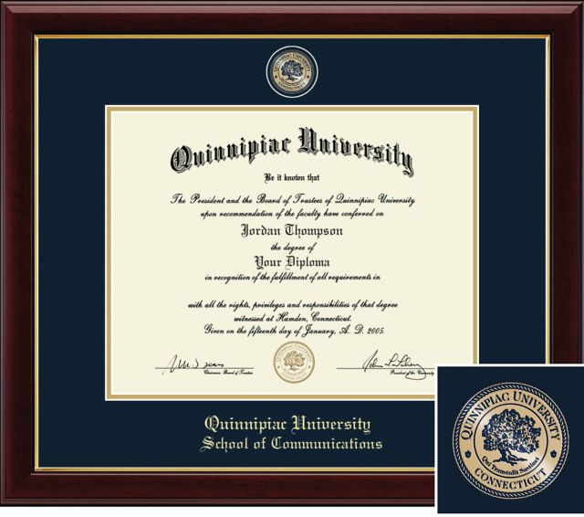 Church Hill Classics Masterpiece Diploma Frame. Masters. School of Communications  - ONLINE ONLY