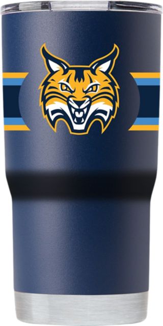 Quinnipiac University 20 oz. Vacuum Insulated Striped Tumbler
